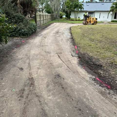 Site excavation and grading before paving, project photo 2
