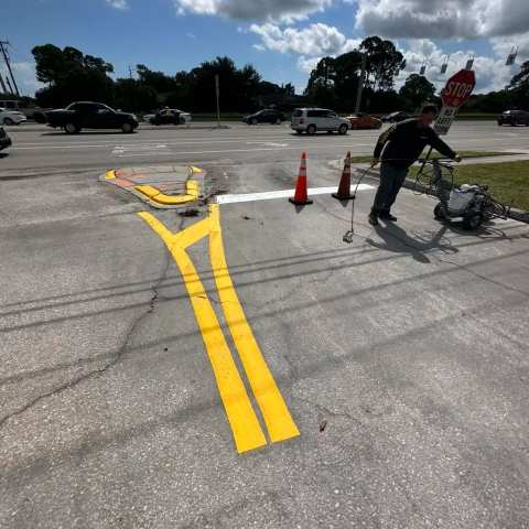 Asphalt patching and repair, project photo 2