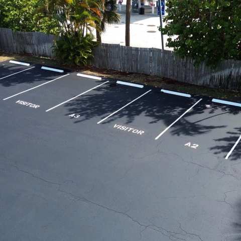 Parking lot striping and pavement markings, project photo 3