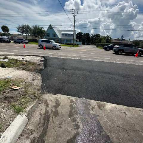 Asphalt patching and repair, project photo 3