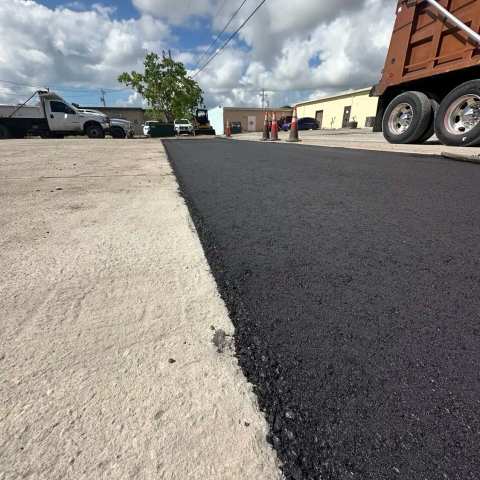Asphalt patching and repair, project photo 12