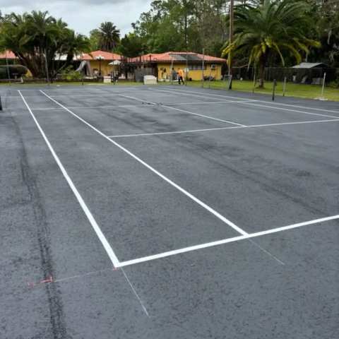 Parking lot striping and pavement markings, project photo 13