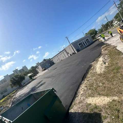 Parking lot striping and pavement markings, project photo 62