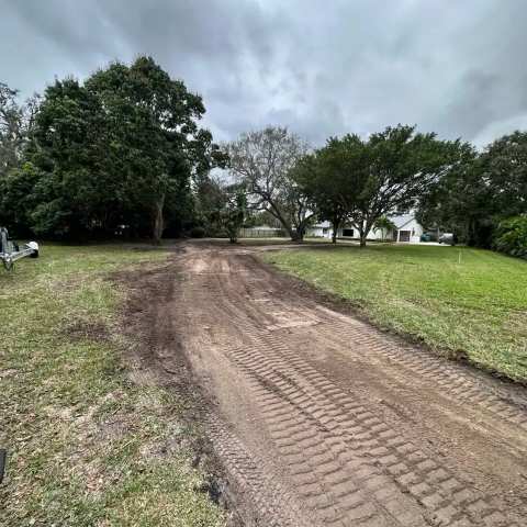 Site excavation and grading before paving, project photo 7