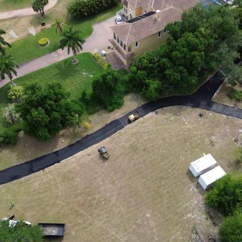 New residential asphalt driveway, project photo 7