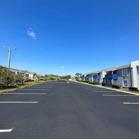 Parking lot striping and pavement markings, project photo 47