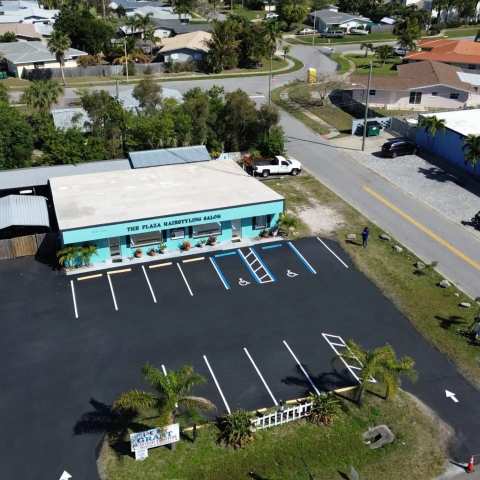Parking lot striping and pavement markings, project photo 25