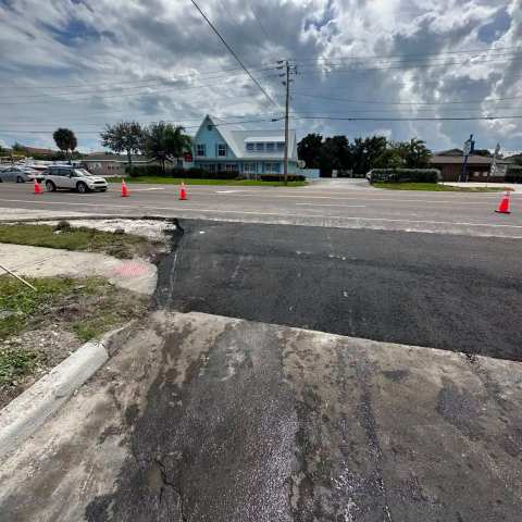 Asphalt patching and repair, project photo 5