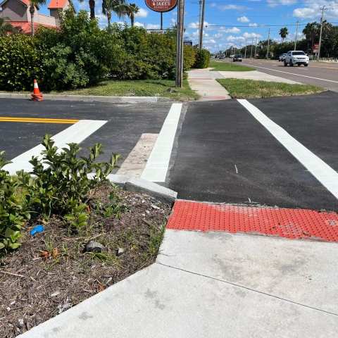 Parking lot striping and pavement markings, project photo 70