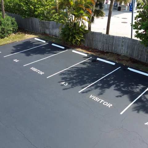 Parking lot striping and pavement markings, project photo 43