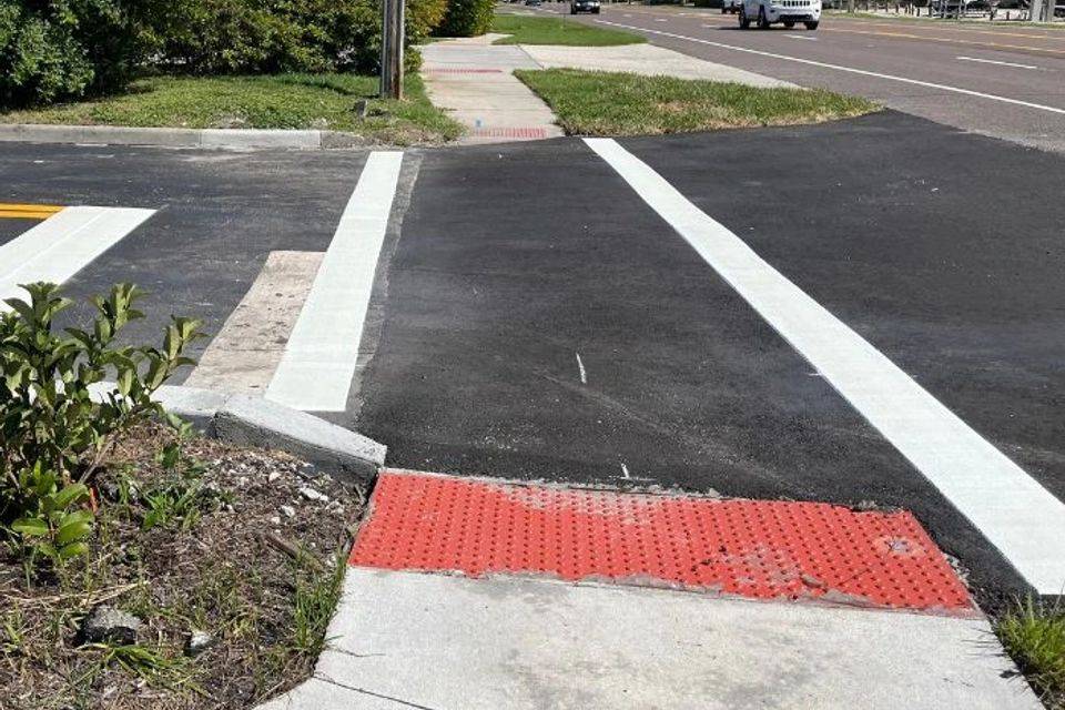 Parking lot line striping by All Brevard Asphalt, photo 2